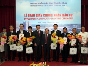 นักลงทุนต่างชาติมั่นใจต่อการพัฒนาของจังหวัดBinh Duong